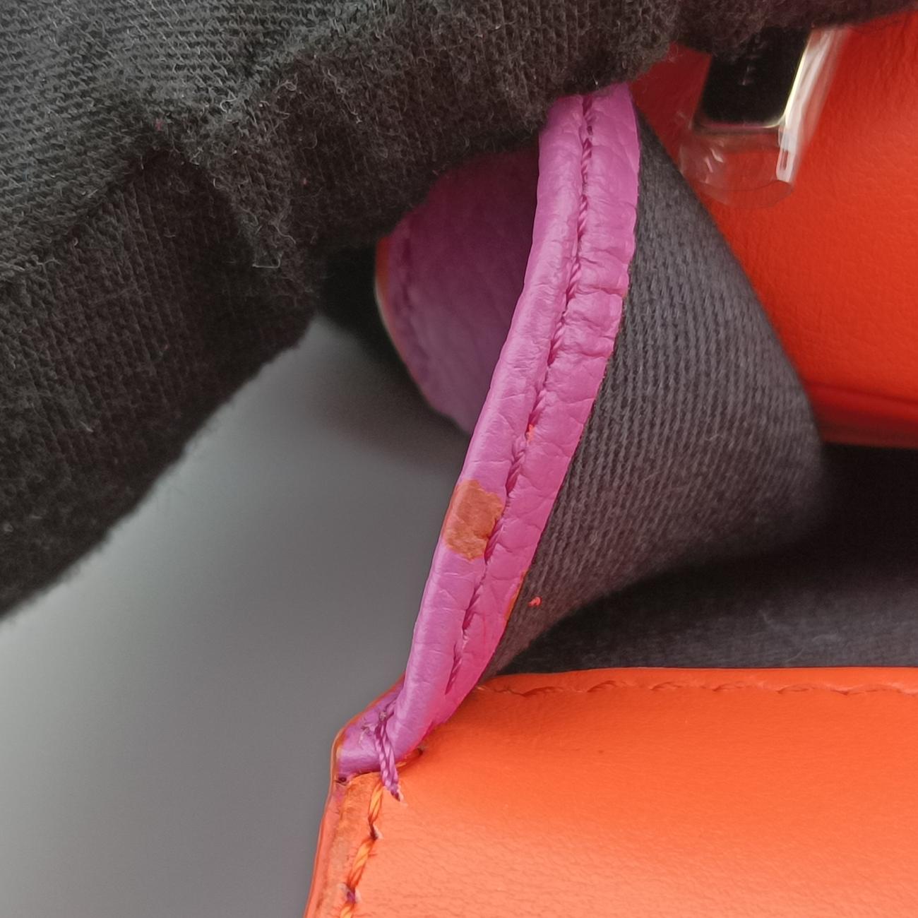 Pre-owned VERSACE Medusa Purple Leather  shoulderbag | stylenewstar