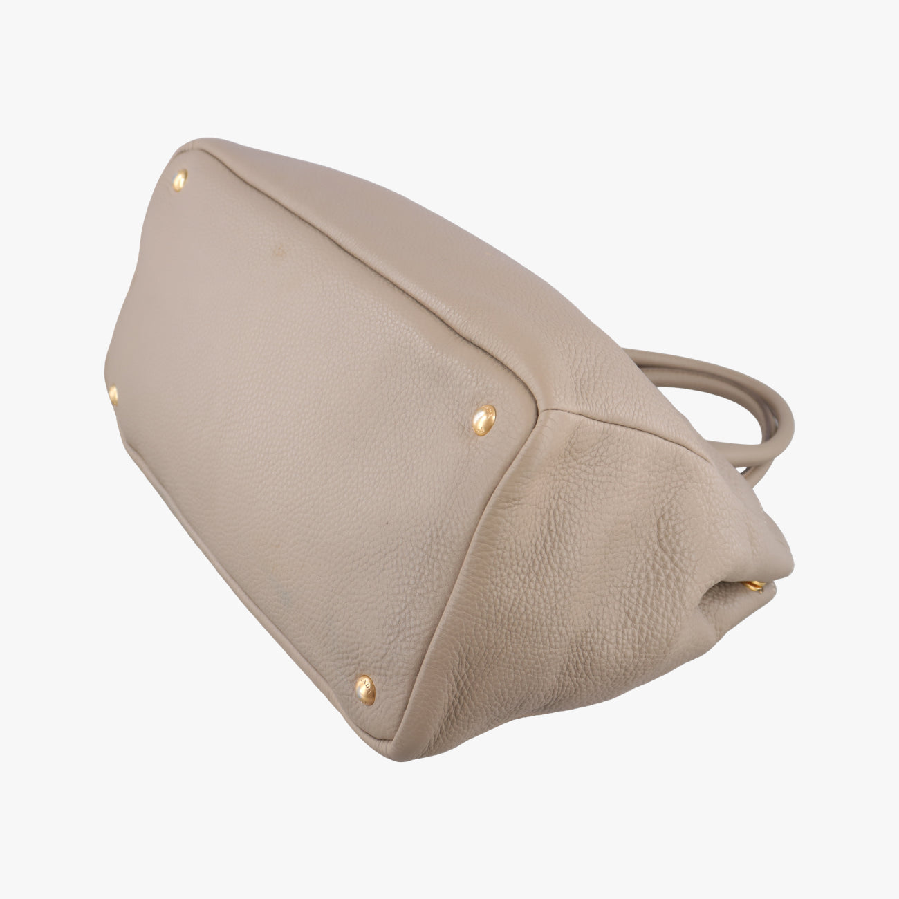 Pre-owned Prada OUTLET Beige Leather BR4393 handbag | stylenewstar