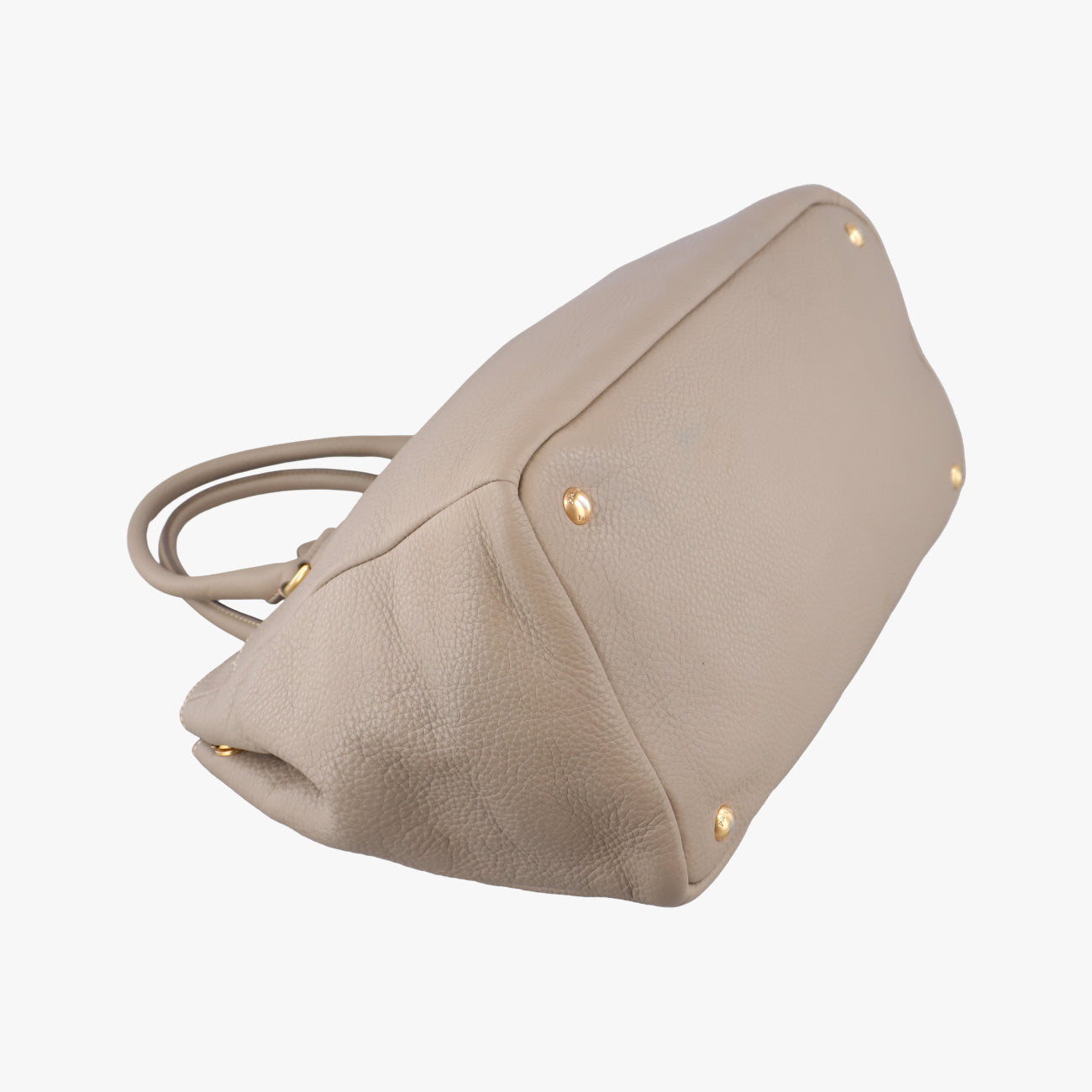 Pre-owned Prada OUTLET Beige Leather BR4393 handbag | stylenewstar