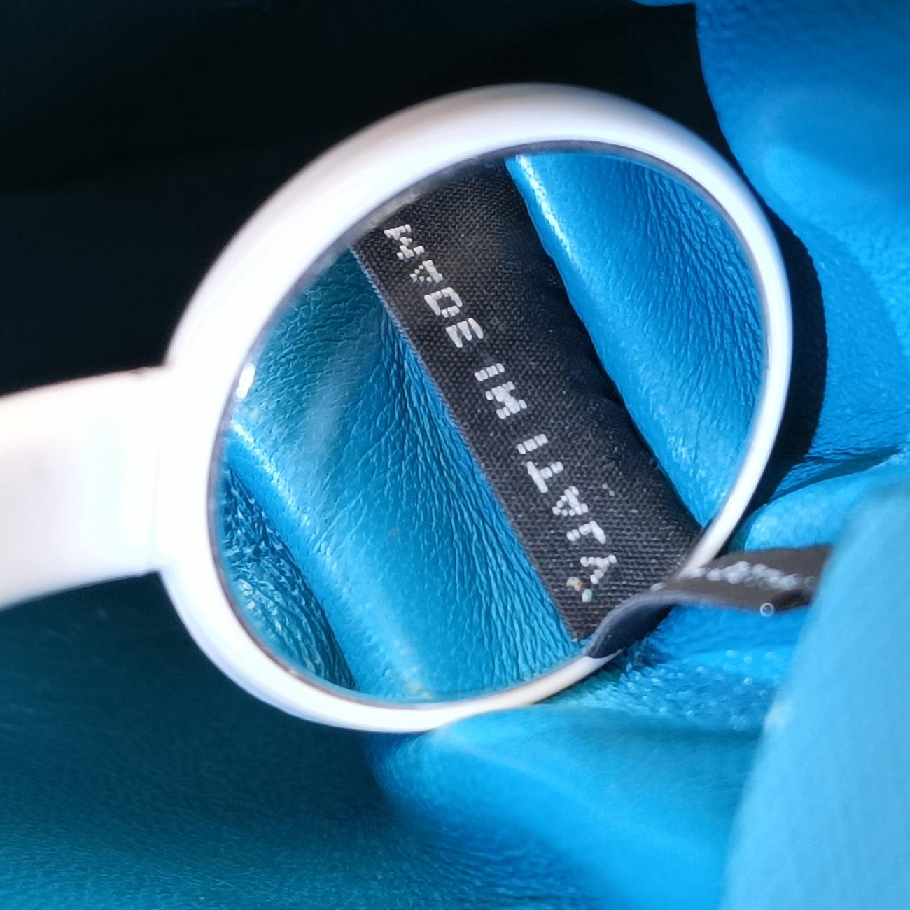 Vintage Prada lock Fuoco Sound Top Handle Blue SAFFIANO Leather BT0963 shoulderbag | stylenewstar