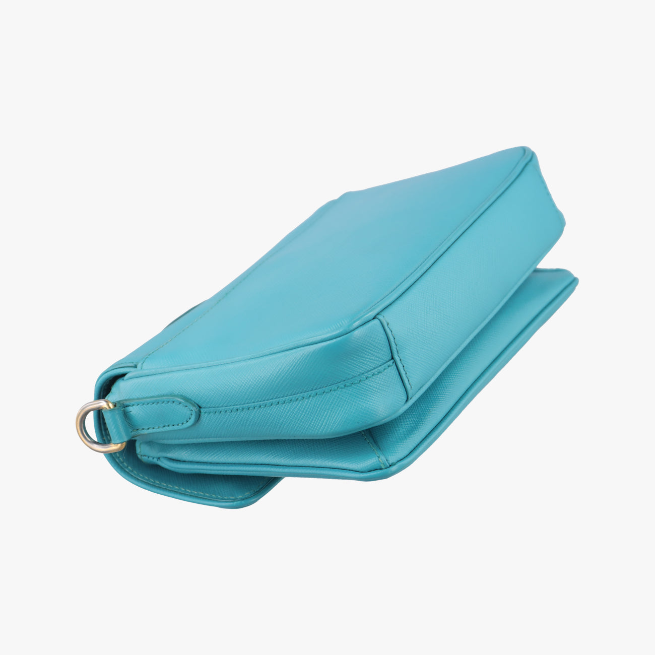 Vintage Prada lock Fuoco Sound Top Handle Blue SAFFIANO Leather BT0963 shoulderbag | stylenewstar