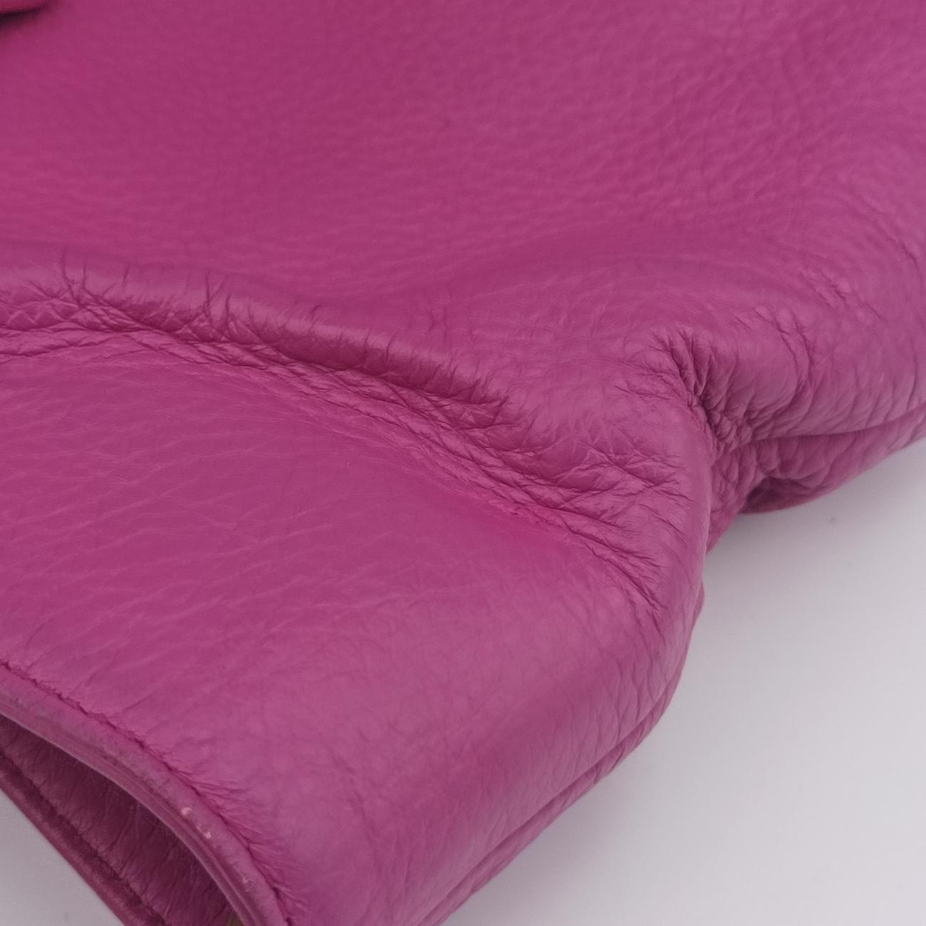 Pre-owned VERSACE Medusa Palace Pink Leather  shoulderbag | stylenewstar