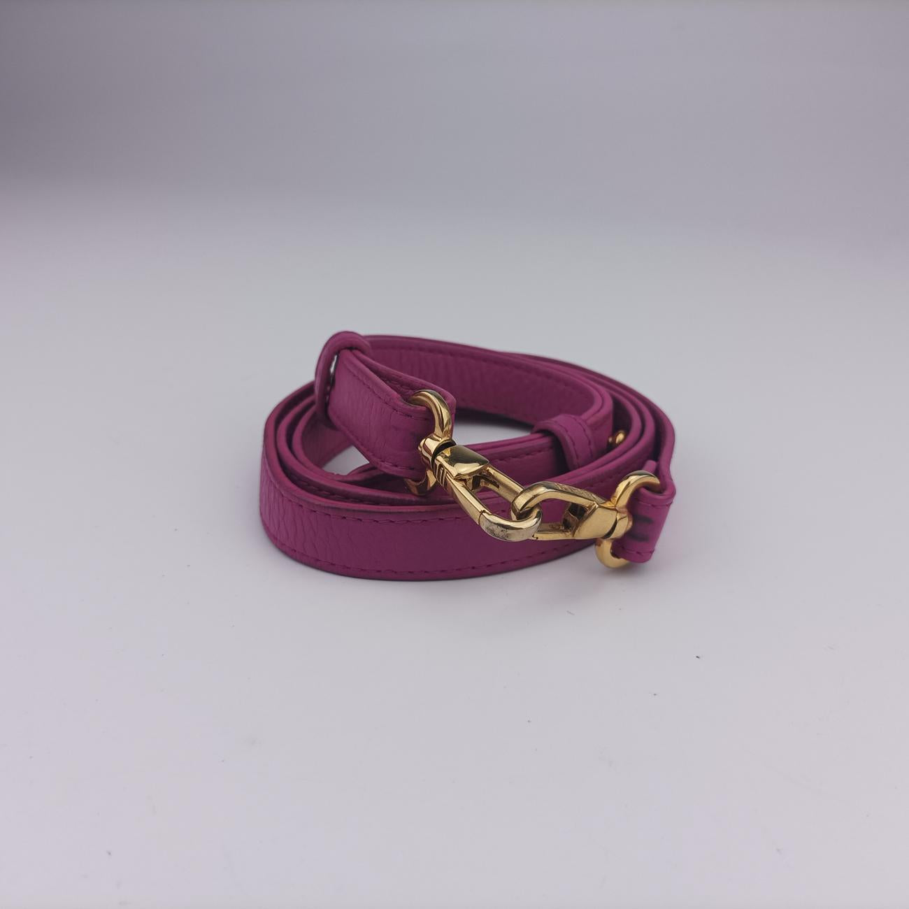 Pre-owned VERSACE Medusa Palace Pink Leather  shoulderbag | stylenewstar