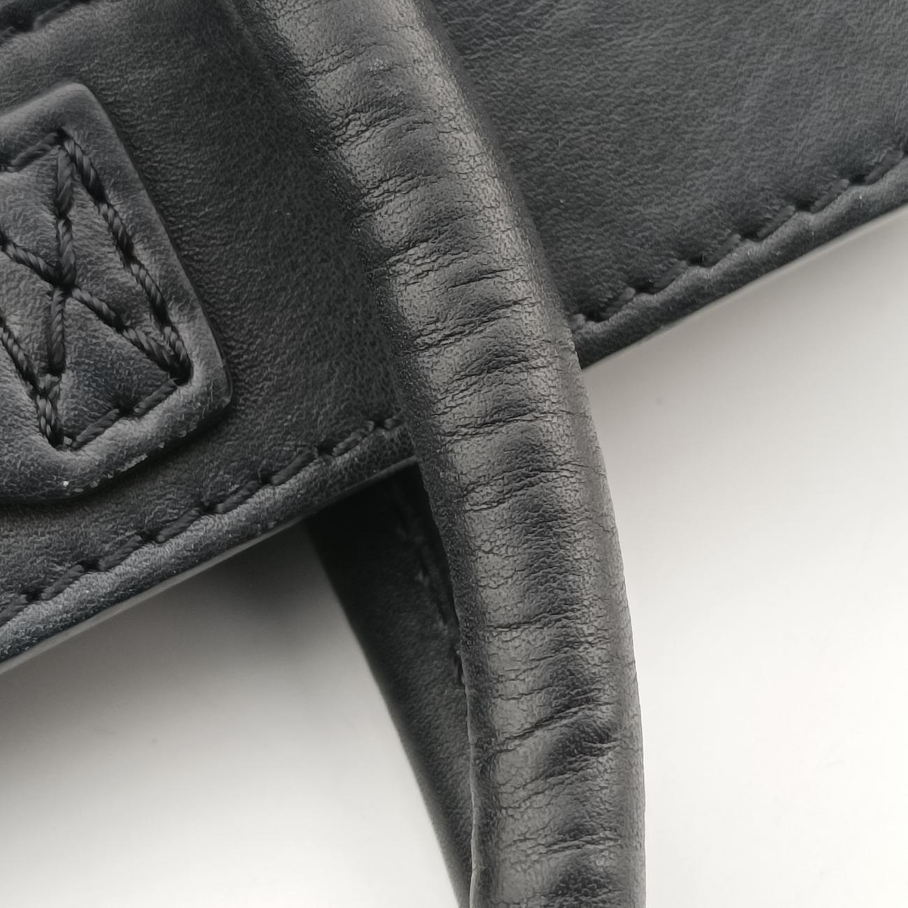 Pre-owned Celine luggage nano shopper Brown x white x black Leather  shoulderbag | stylenewstar