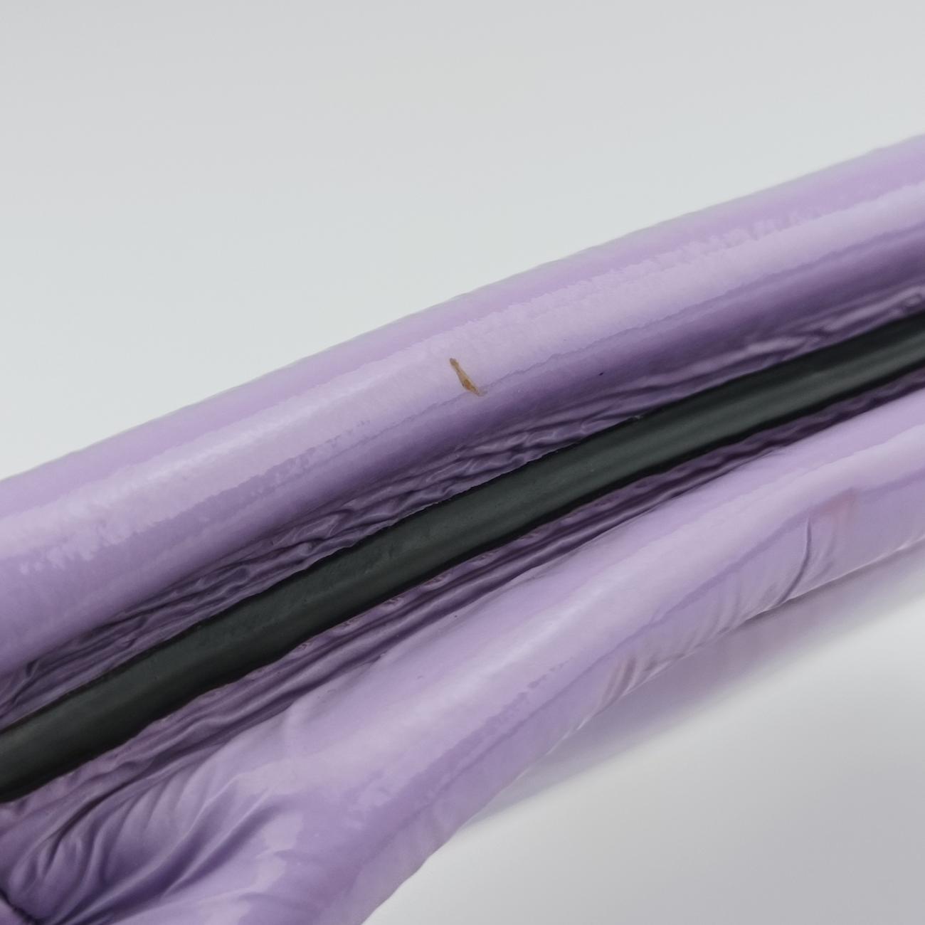 Pre-owned VERSACE La Medusa Purple Patent  shoulderbag | stylenewstar