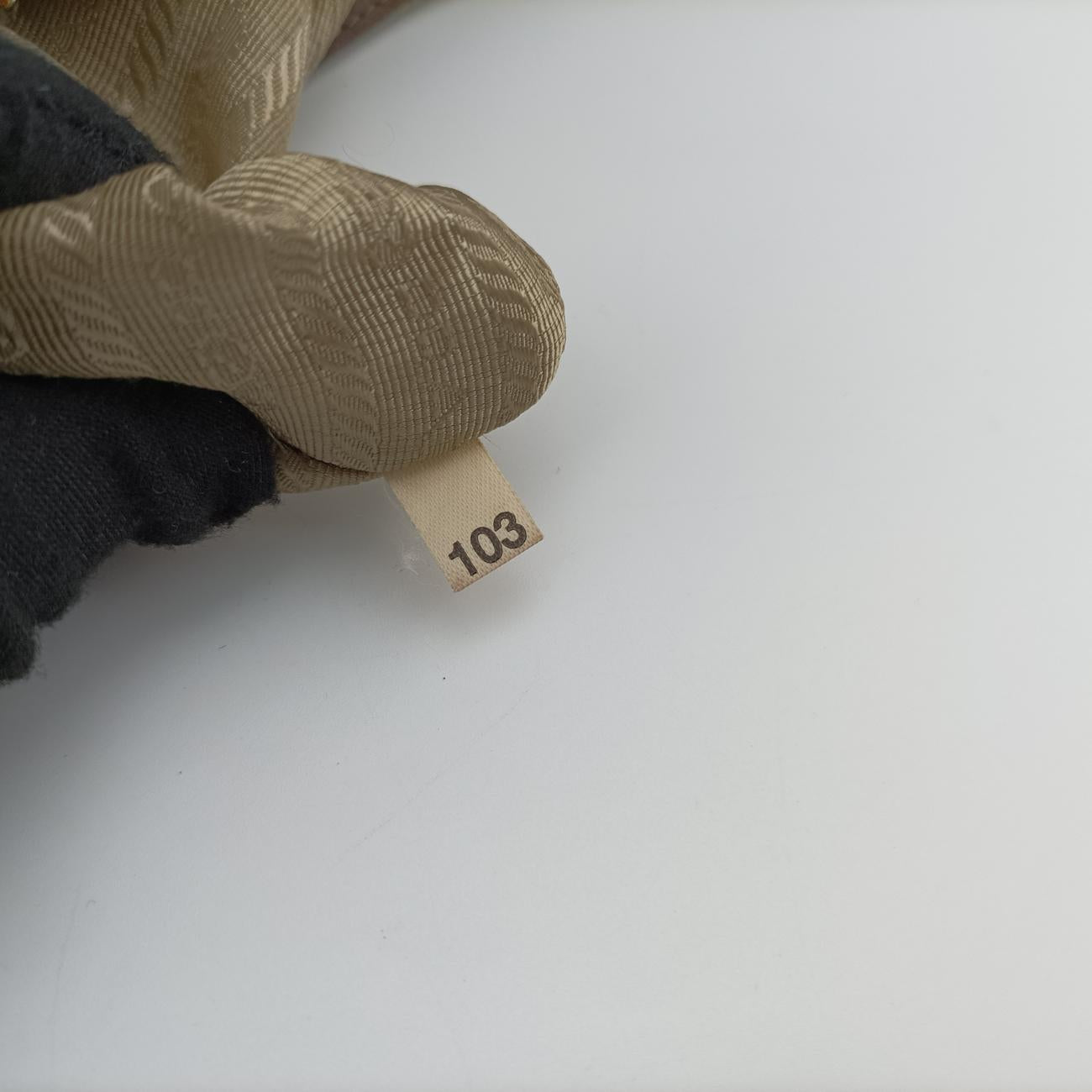 Pre-owned Prada Logo Beige×Brown Nylon BR4261 shoulderbag | stylenewstar