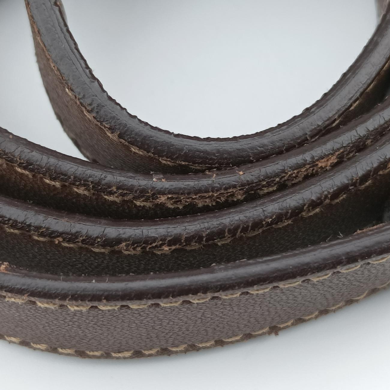 Pre-owned Prada Logo Beige×Brown Nylon BR4261 shoulderbag | stylenewstar