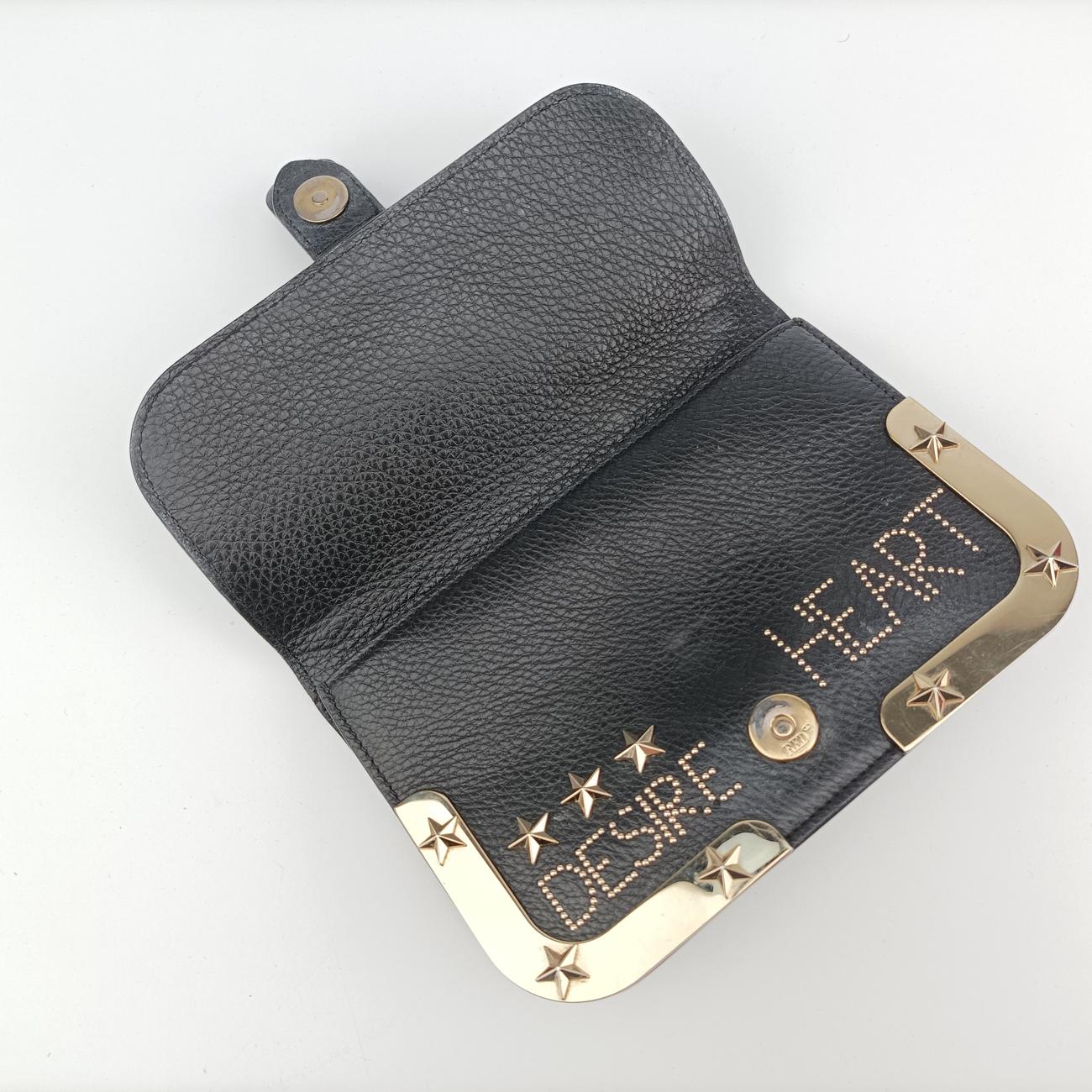 Pre-owned Valentino Textured Black Leather  shoulderbag | stylenewstar