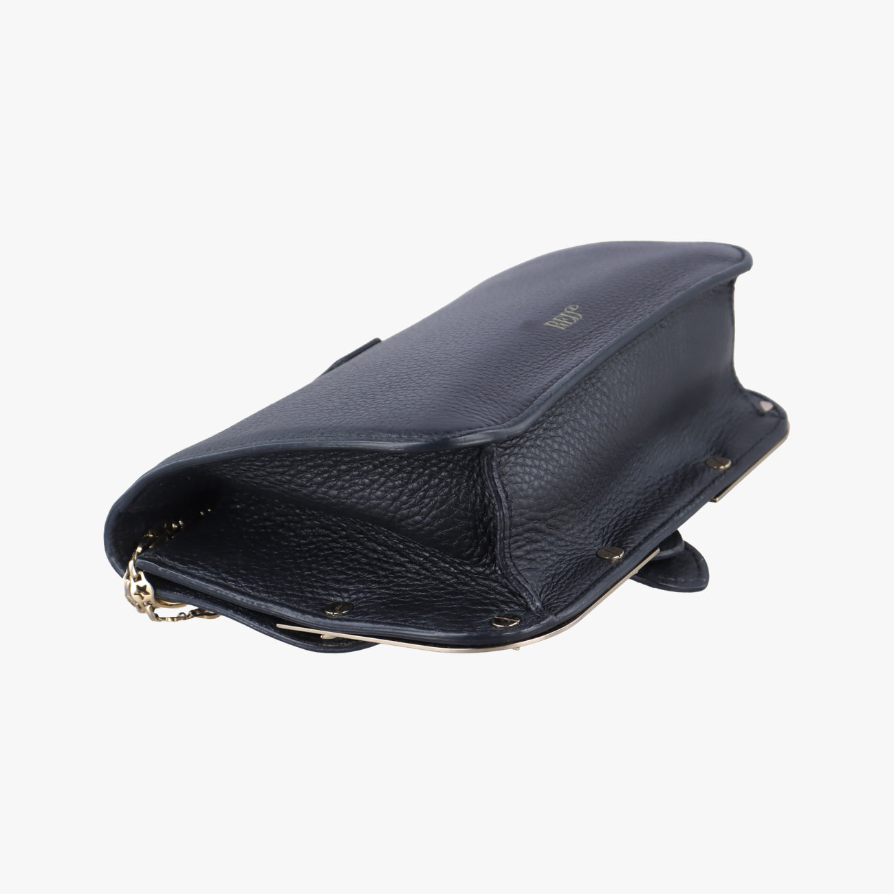 Pre-owned Valentino Textured Black Leather  shoulderbag | stylenewstar