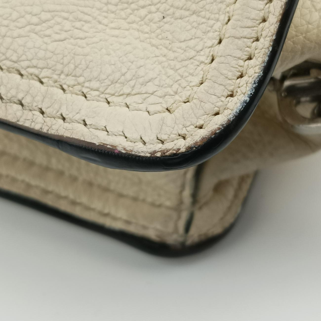 Secondhand Prada Etiquette White Leather 1BG122 shoulderbag | stylenewstar