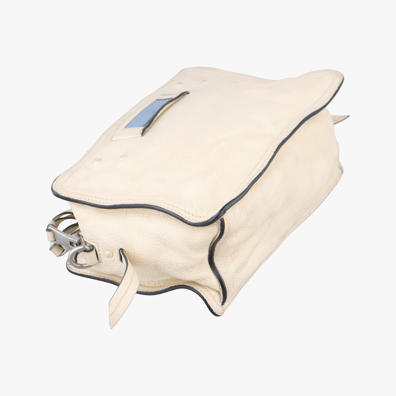 Secondhand Prada Etiquette White Leather 1BG122 shoulderbag | stylenewstar