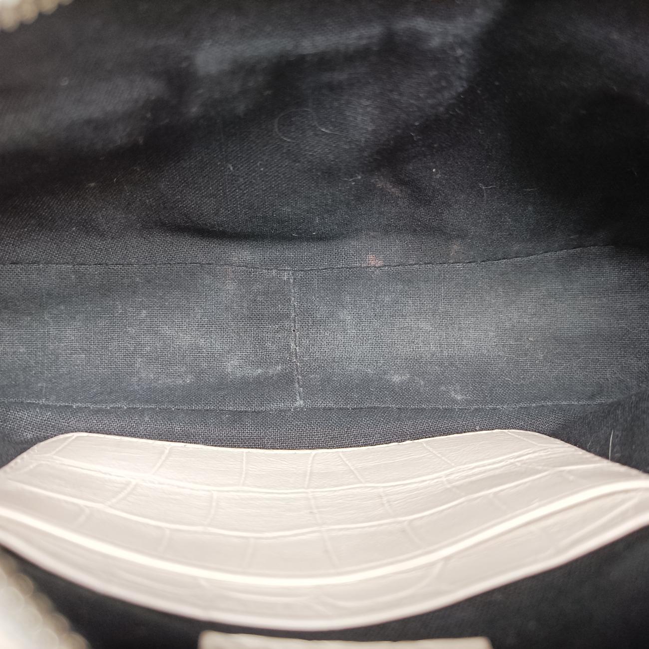 Pre-owned Balenciaga Le Cagole mini White lambskin  shoulderbag | stylenewstar