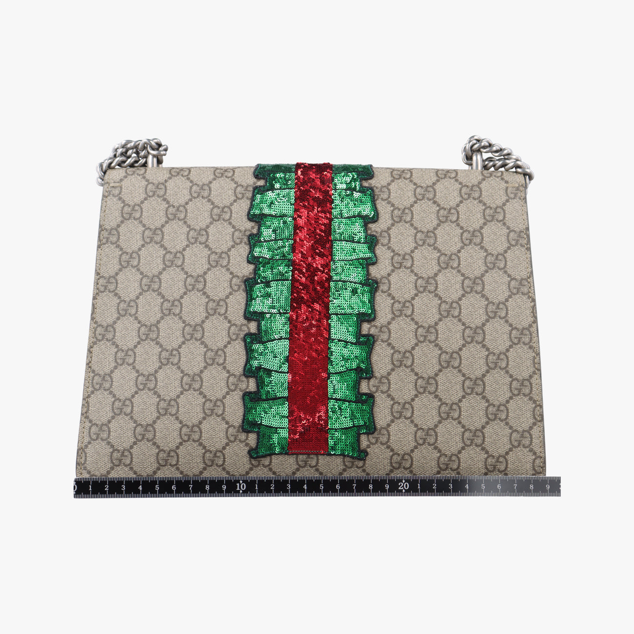 Pre-owned Gucci Dionysus beige×Multicolour PVC coated canvas 400235 shoulderbag | stylenewstar