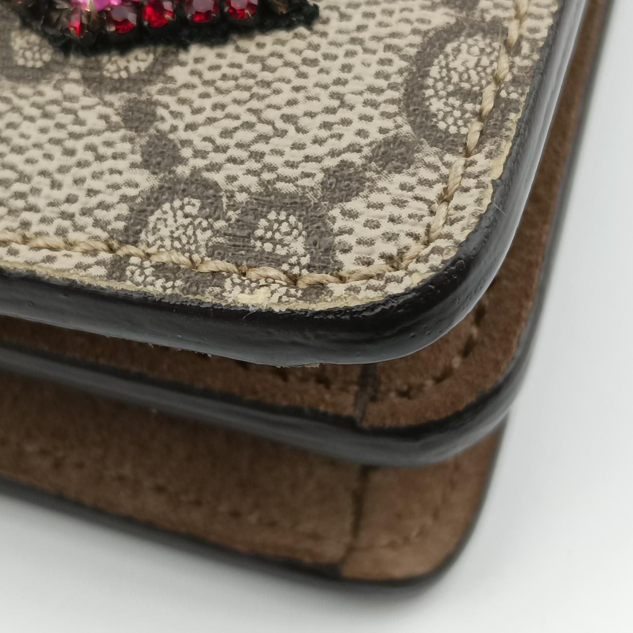 Pre-owned Gucci Dionysus beige×Multicolour PVC coated canvas 400235 shoulderbag | stylenewstar