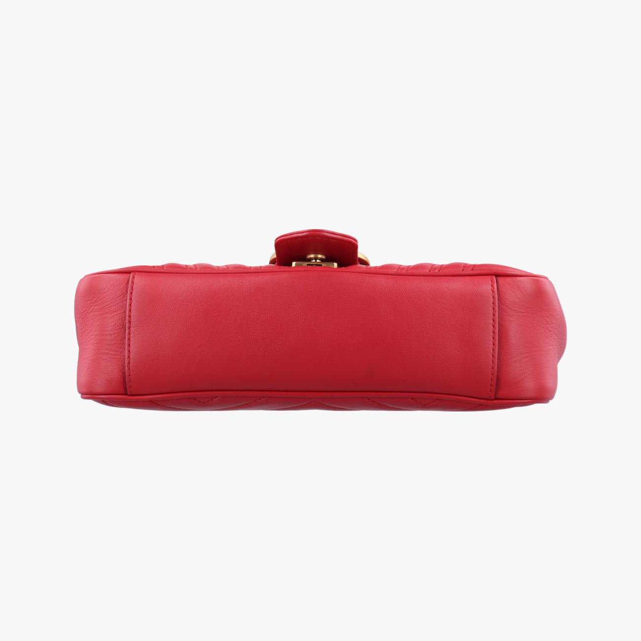 Pre-owned Gucci GG Marmont Red Leather 443497 shoulderbag | stylenewstar