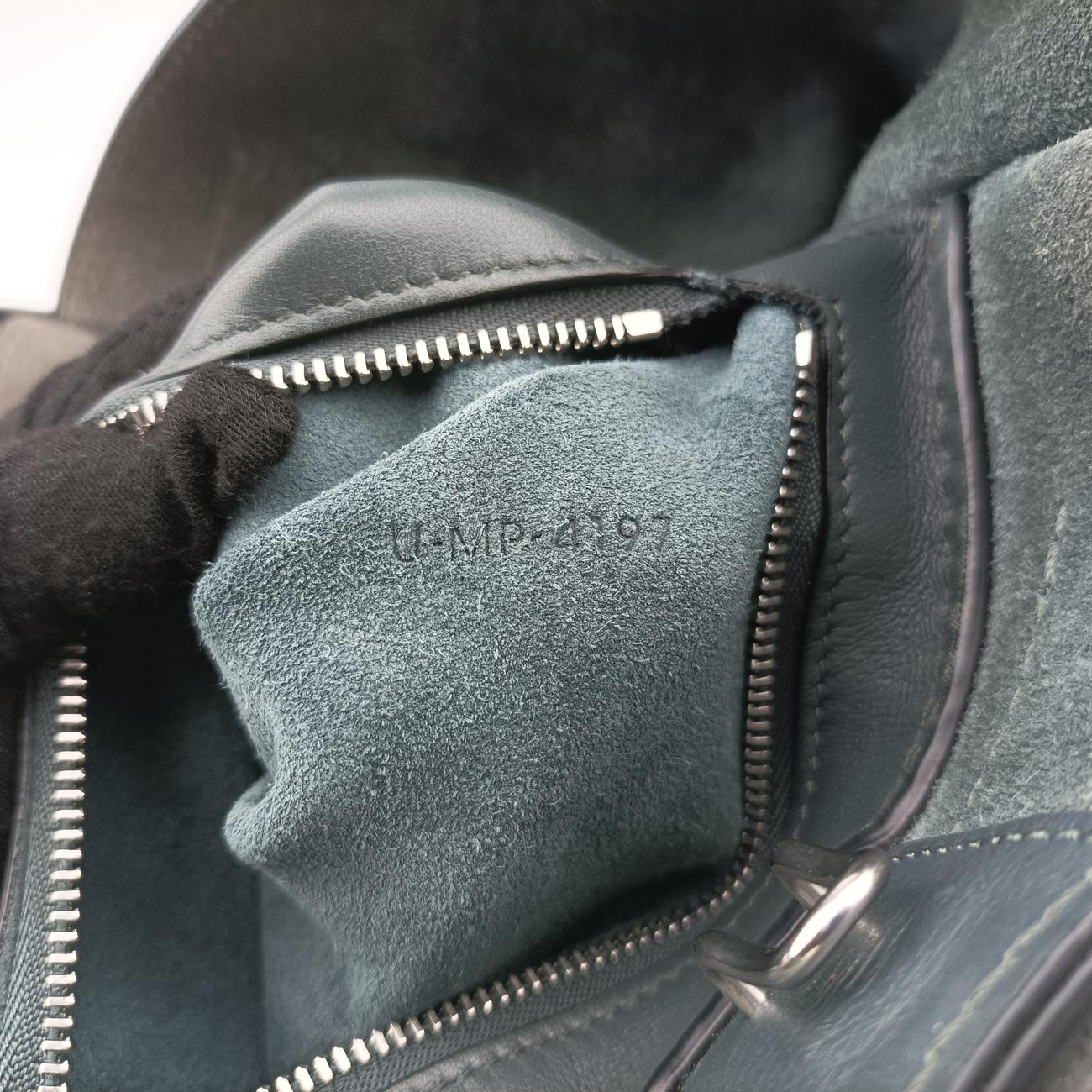 Pre-owned Celine Big Bag Blue Leather  shoulderbag | stylenewstar