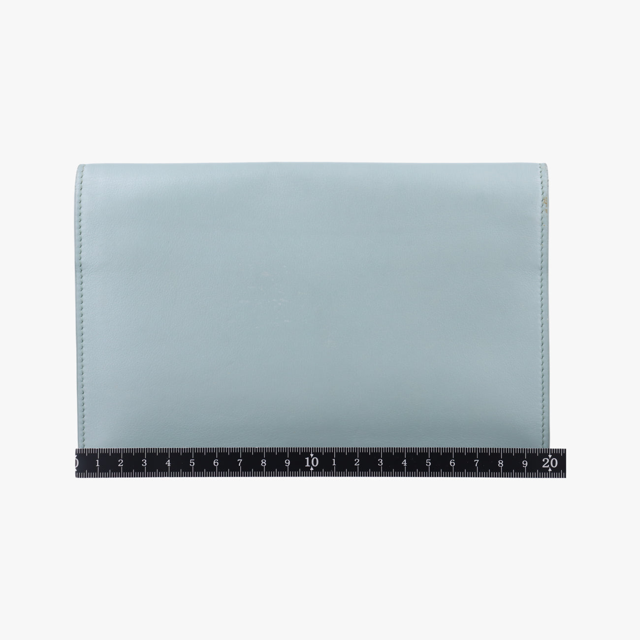 Pre-owned Balenciaga Metal Plate City Chain Blue Leather  shoulderbag | stylenewstar