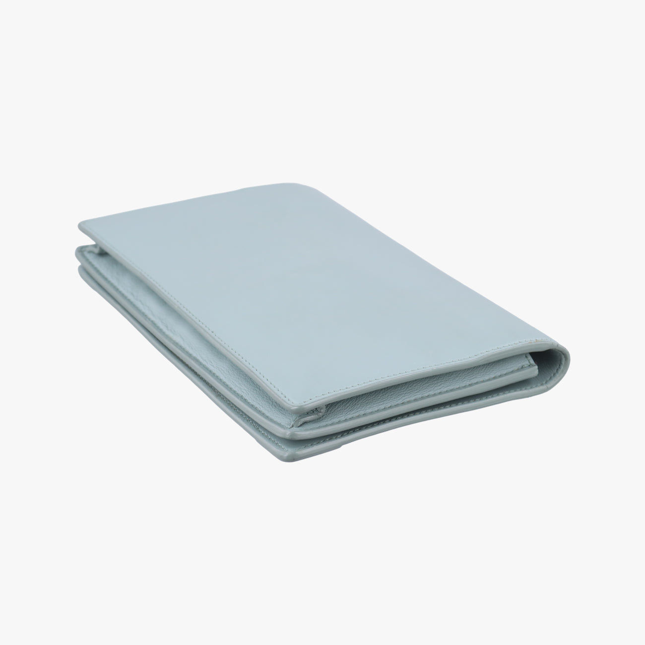 Pre-owned Balenciaga Metal Plate City Chain Blue Leather  shoulderbag | stylenewstar