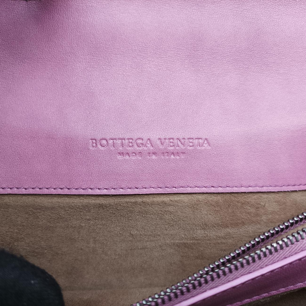 Pre-owned Bottega Veneta City Knot Pink Lambskin  shoulderbag | stylenewstar