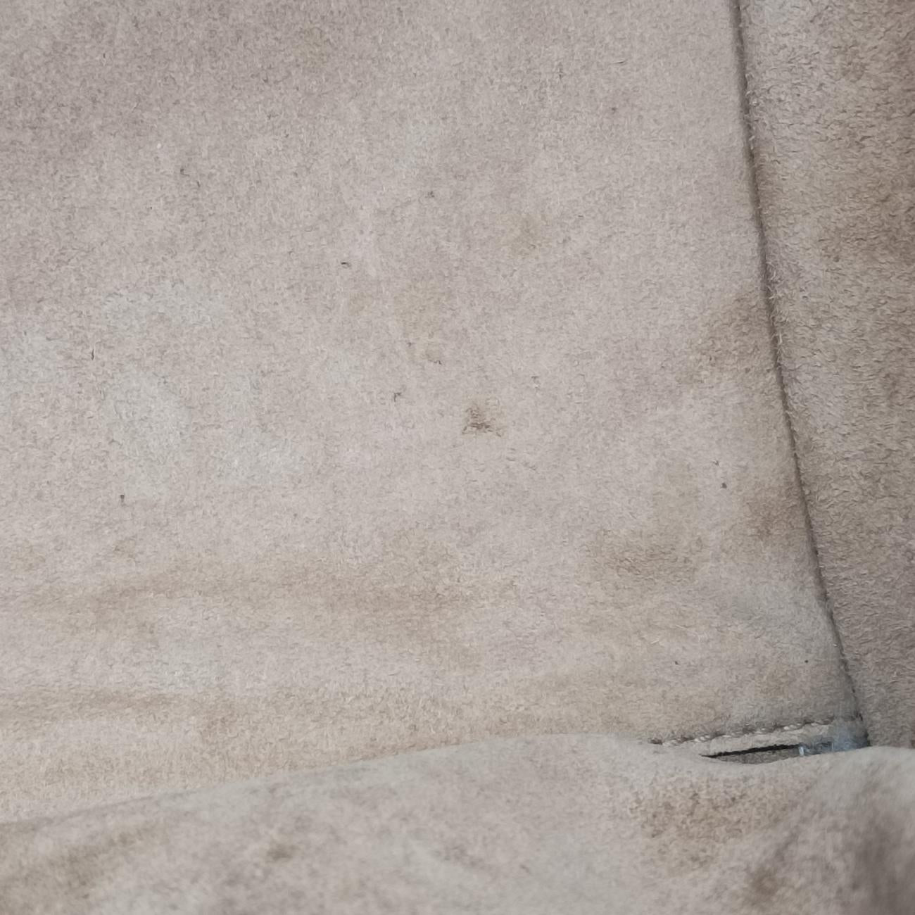 Pre-owned Prada Twin Pocket Double Zip Tote Beige Leather BN2619 shoulderbag | stylenewstar