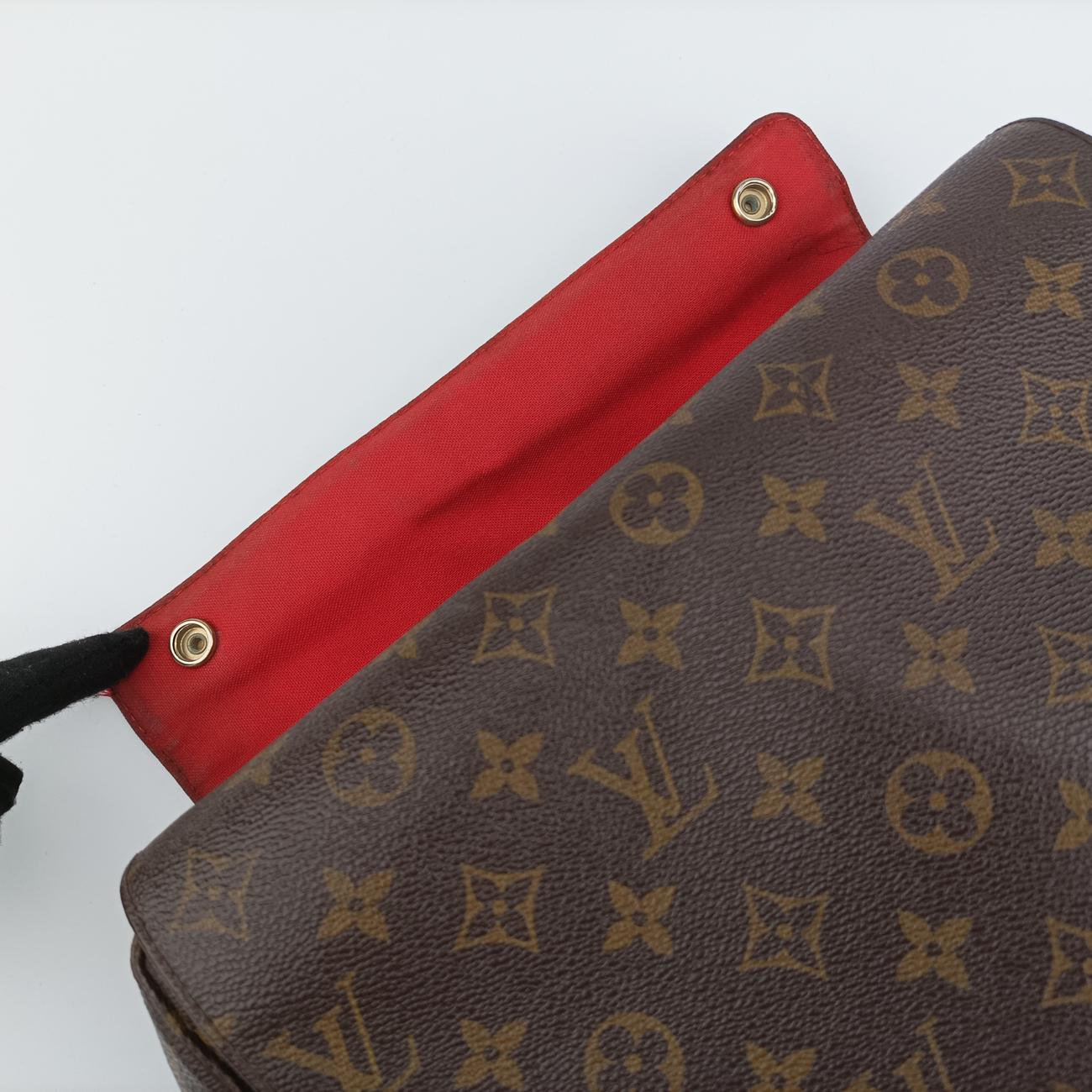 Secondhand Louis Vuitton NAVIGLIO Brown×multicolor Monogram China Run M41431 crossbodybag | stylenewstar