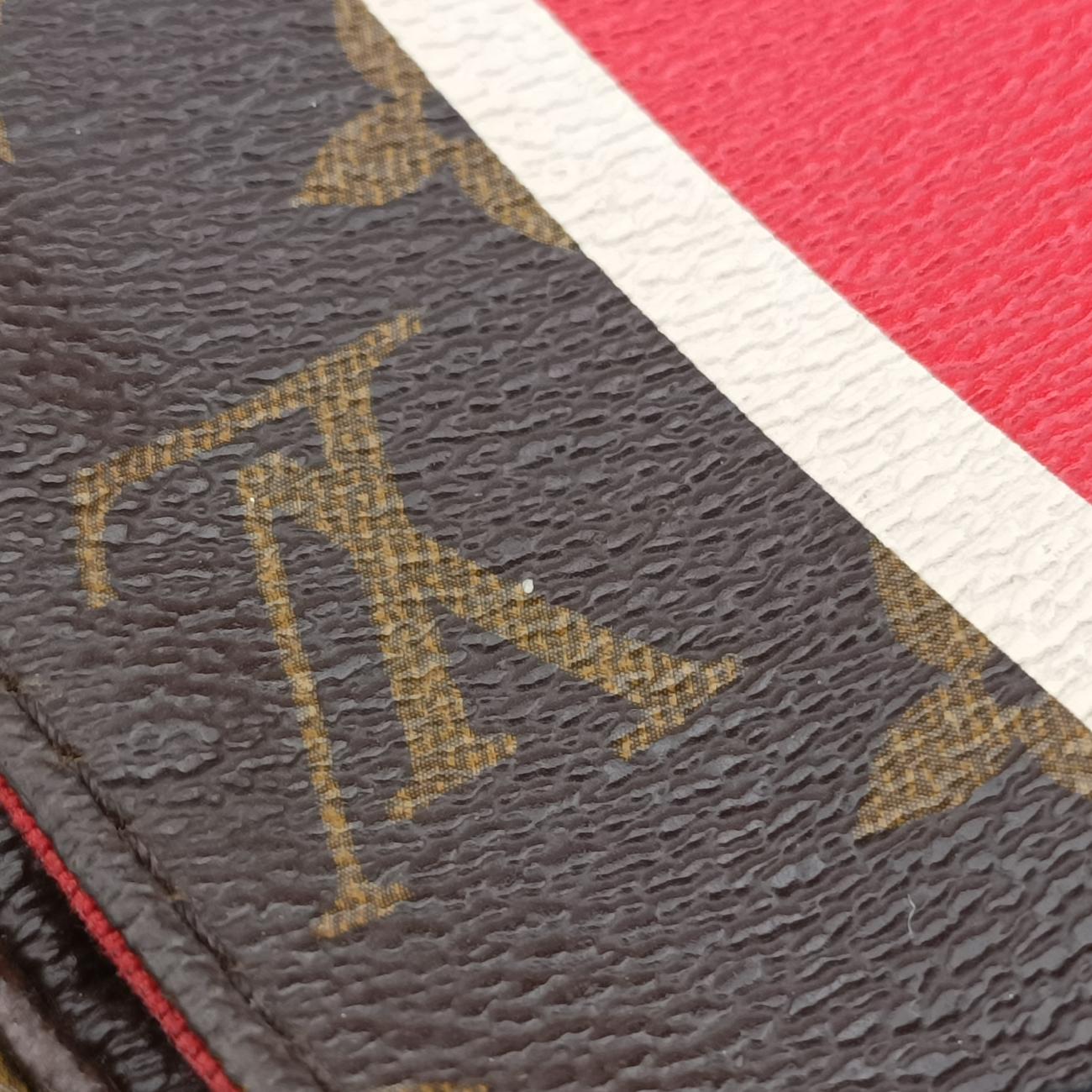 Secondhand Louis Vuitton NAVIGLIO Brown×multicolor Monogram China Run M41431 crossbodybag | stylenewstar