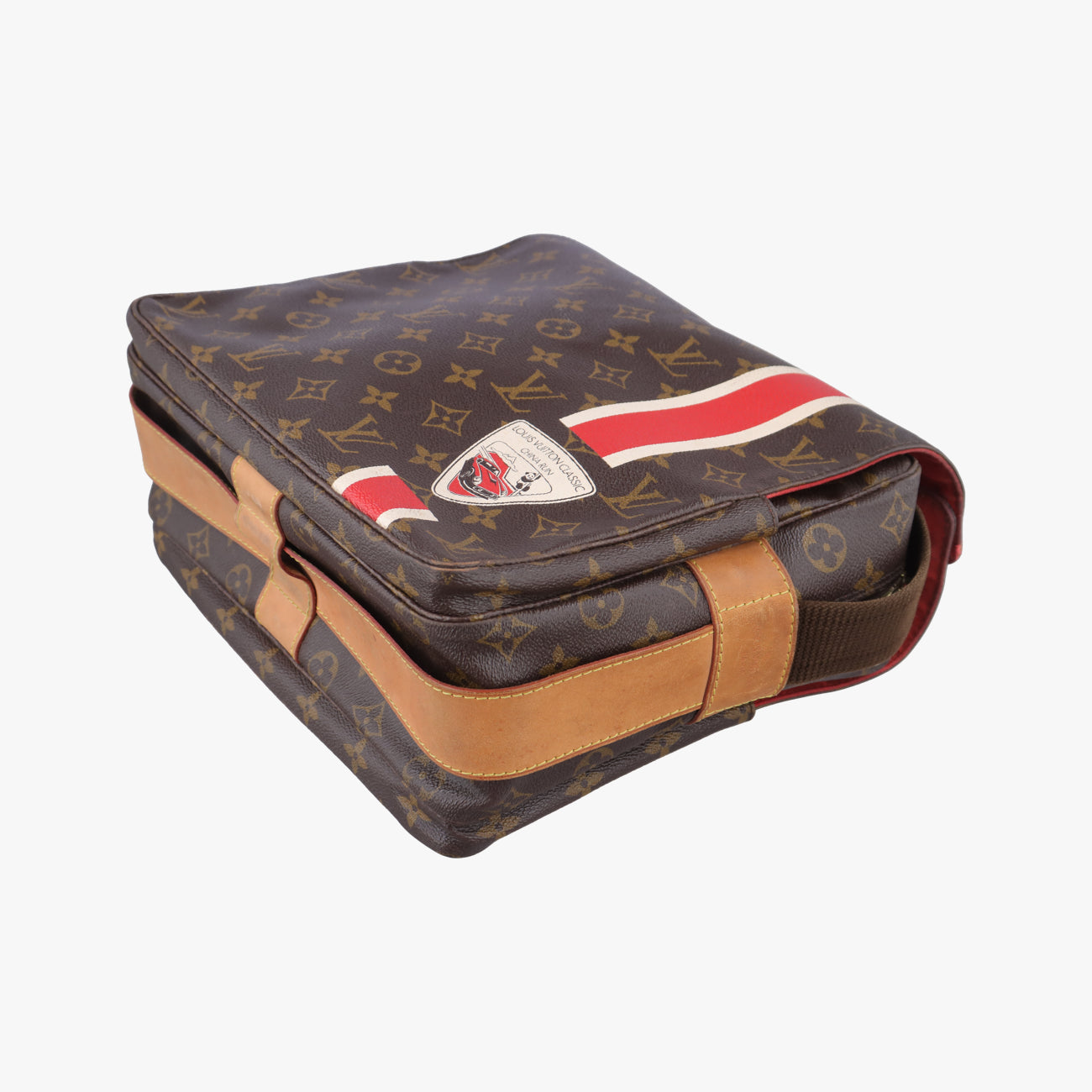 Secondhand Louis Vuitton NAVIGLIO Brown×multicolor Monogram China Run M41431 crossbodybag | stylenewstar