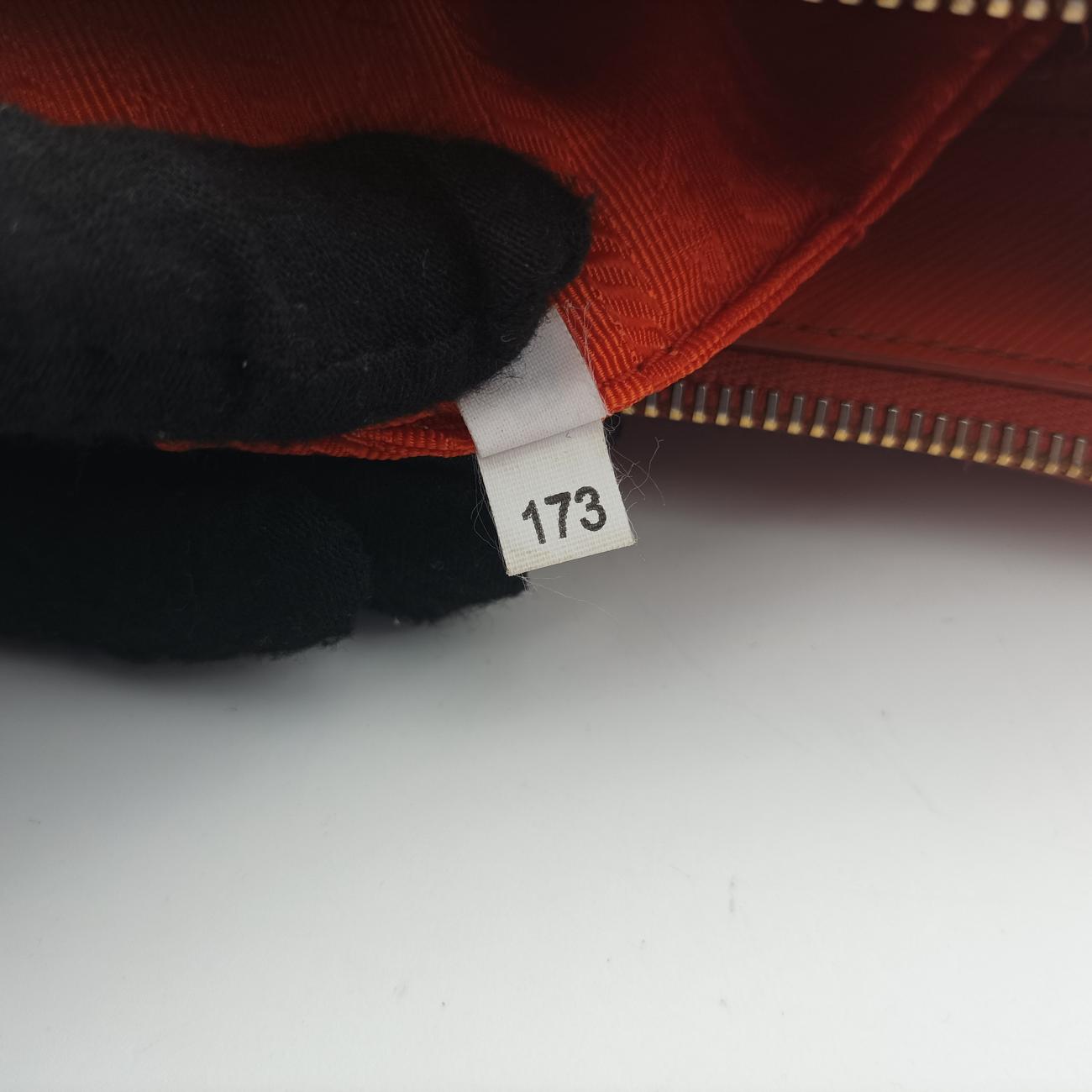 Pre-owned Prada Galleria Orange SAFFIANO Leather BN2274 shoulderbag | stylenewstar