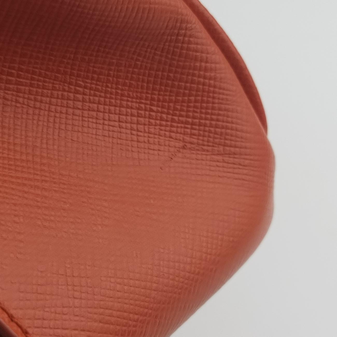 Pre-owned Prada Galleria Orange SAFFIANO Leather BN2274 shoulderbag | stylenewstar