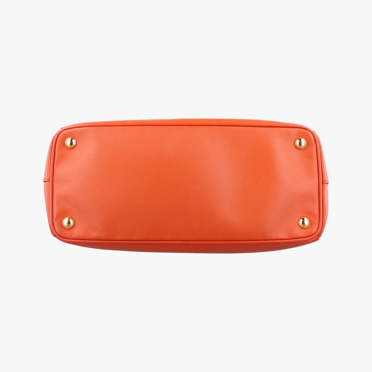 Pre-owned Prada Galleria Orange SAFFIANO Leather BN2274 shoulderbag | stylenewstar