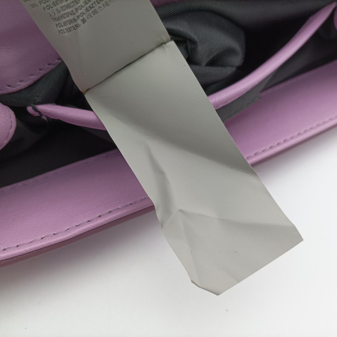 Pre-owned VERSACE La Medusa Blue×Pink lambskin  shoulderbag | stylenewstar