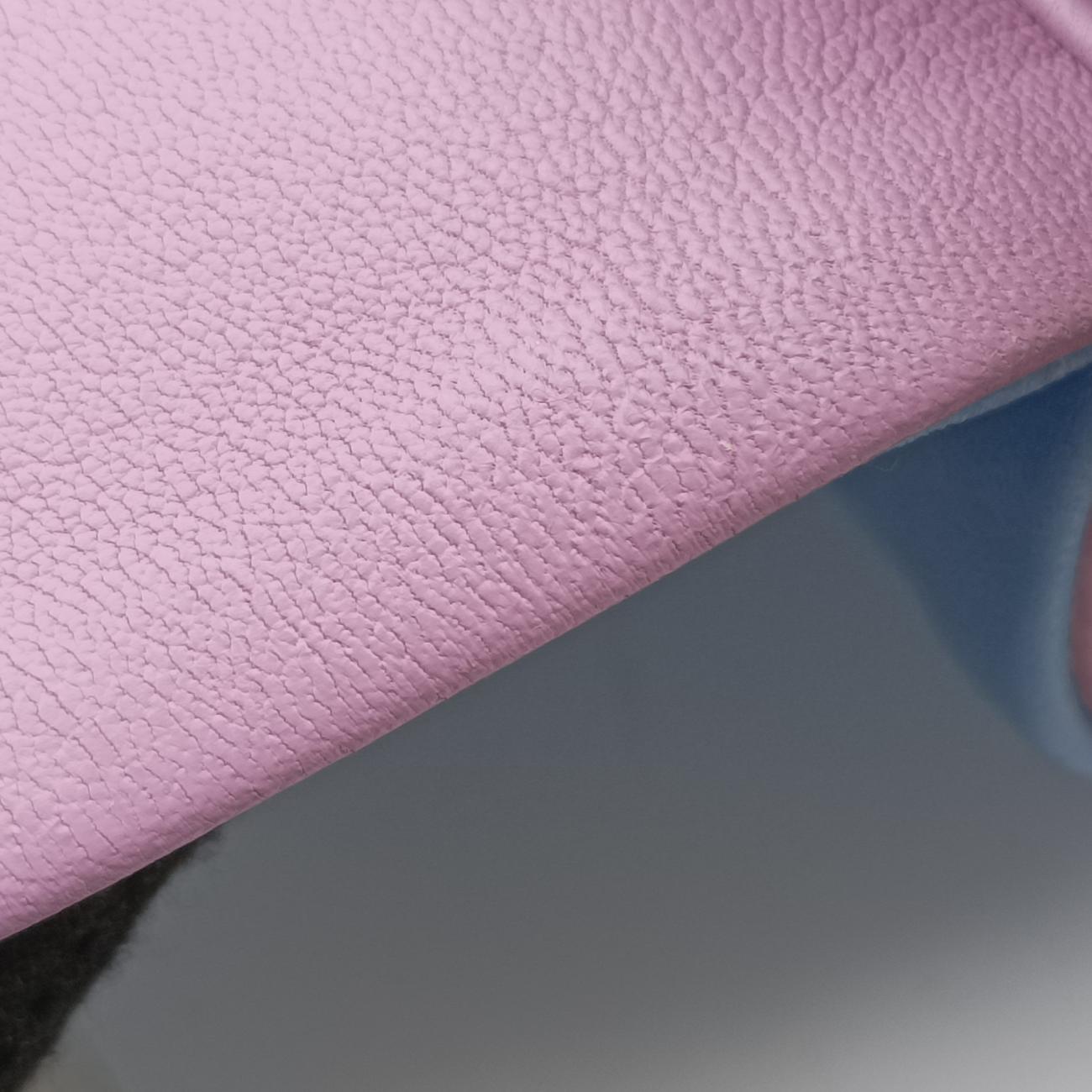 Pre-owned VERSACE La Medusa Blue×Pink lambskin  shoulderbag | stylenewstar