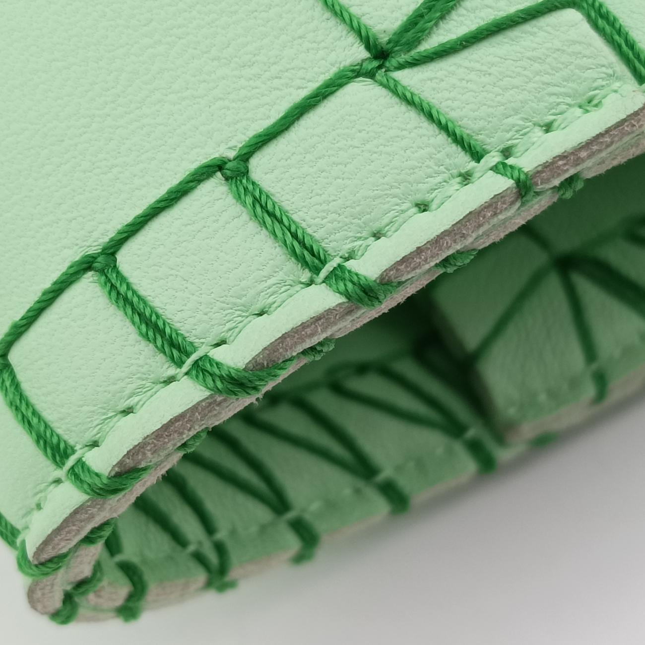 Pre-owned Bottega Veneta Arco Green lambskin  handbag | stylenewstar