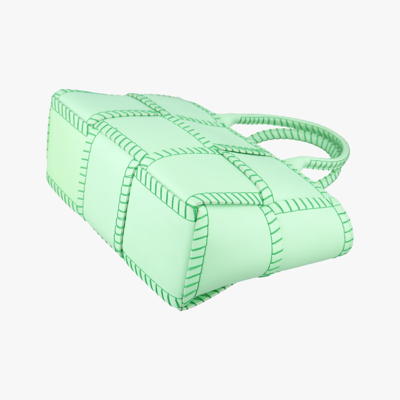 Pre-owned Bottega Veneta Arco Green lambskin  handbag | stylenewstar