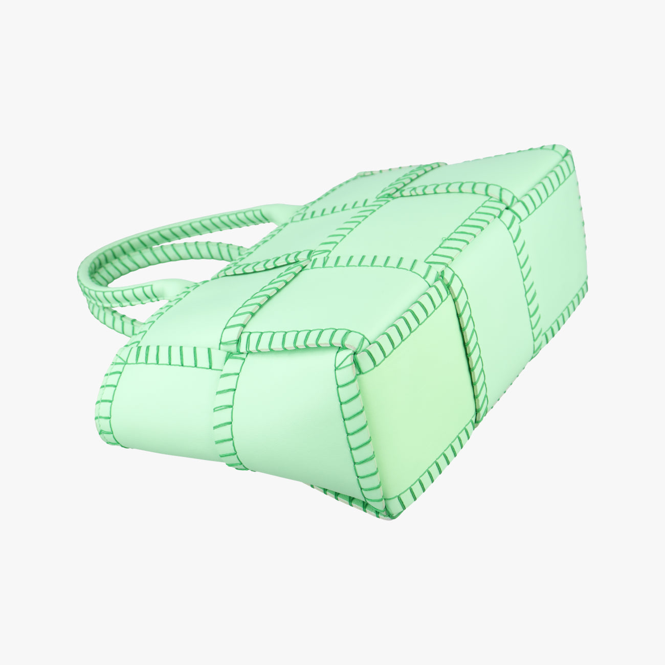 Pre-owned Bottega Veneta Arco Green lambskin  handbag | stylenewstar