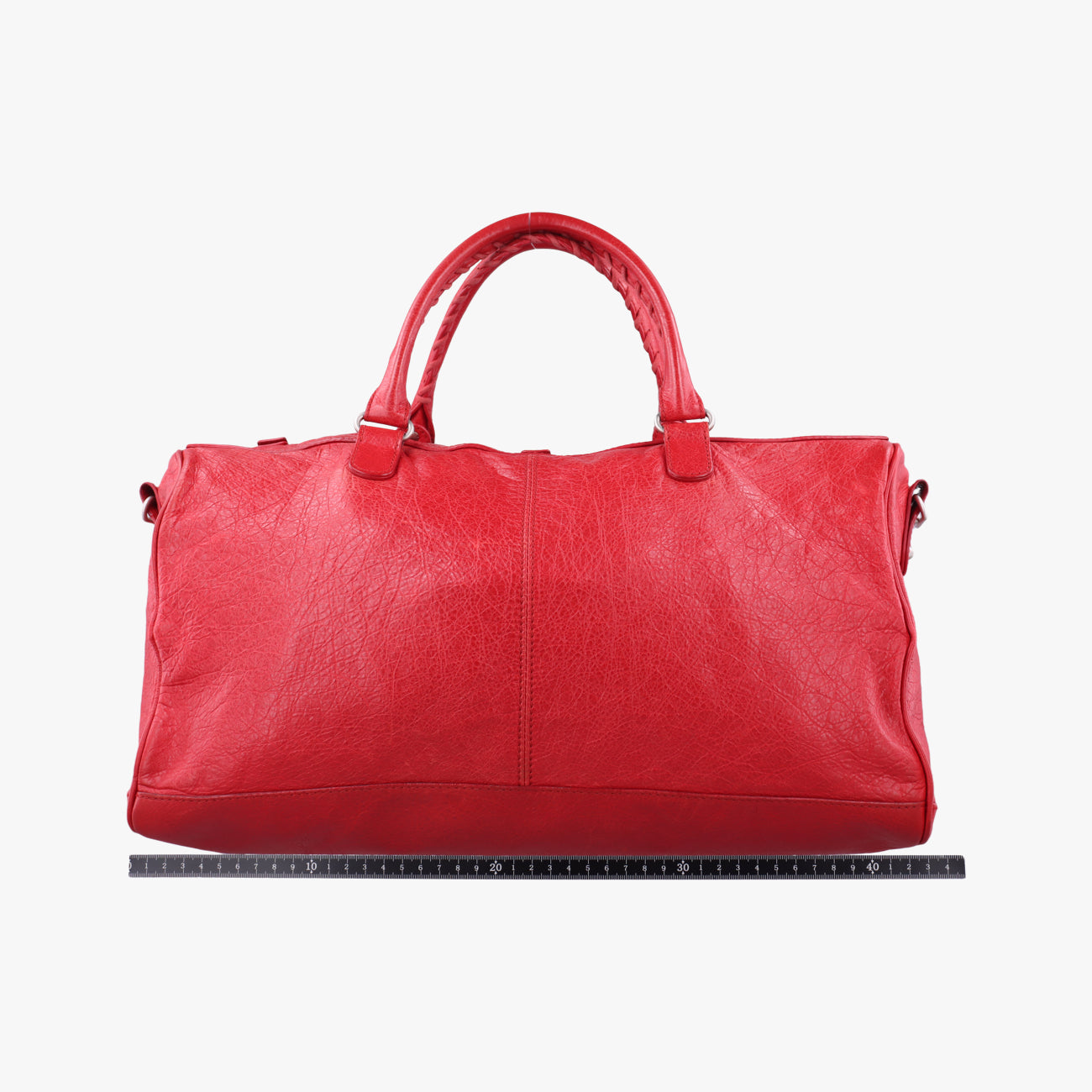 Pre-owned Balenciaga Classic Squash Red Leather  shoulderbag | stylenewstar