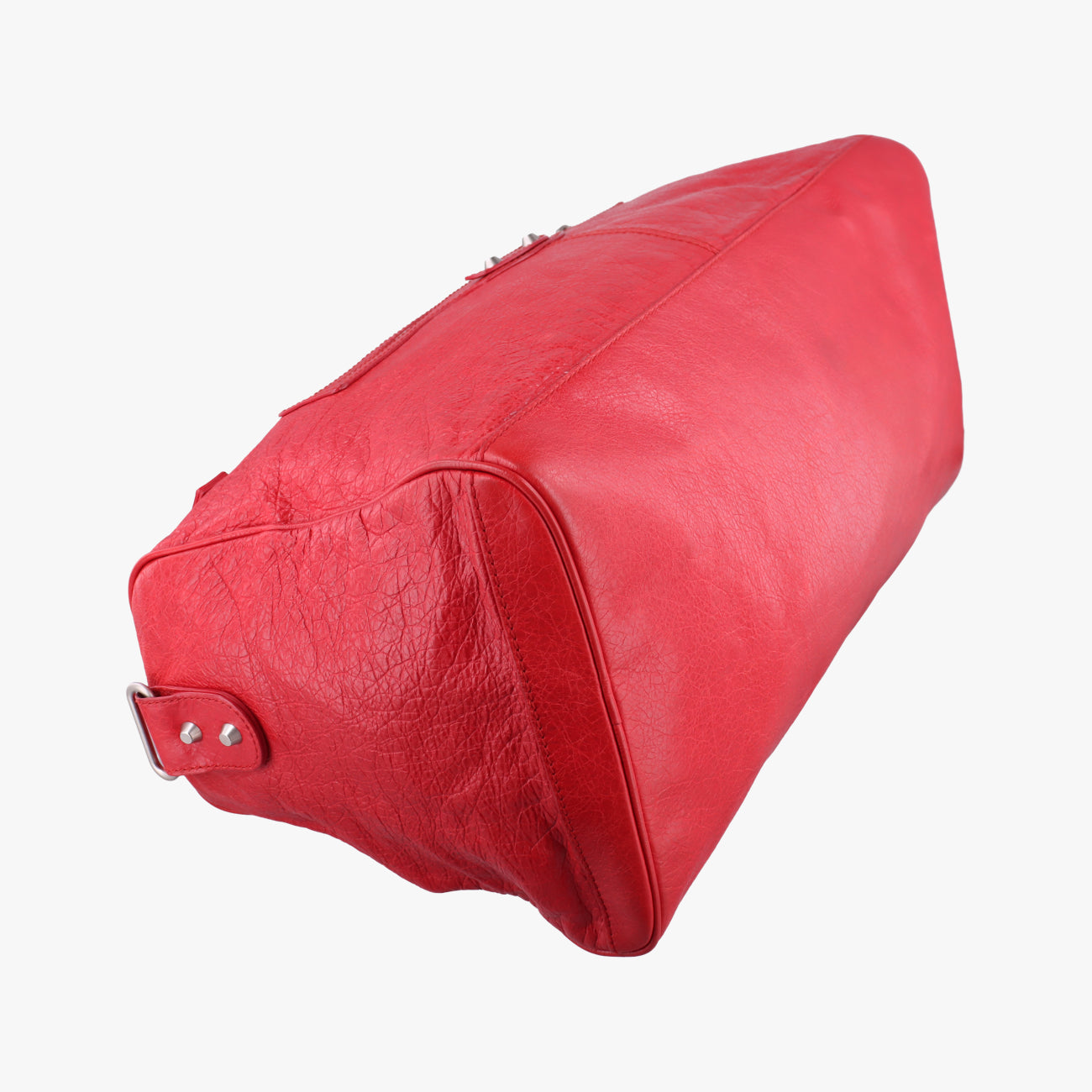 Pre-owned Balenciaga Classic Squash Red Leather  shoulderbag | stylenewstar