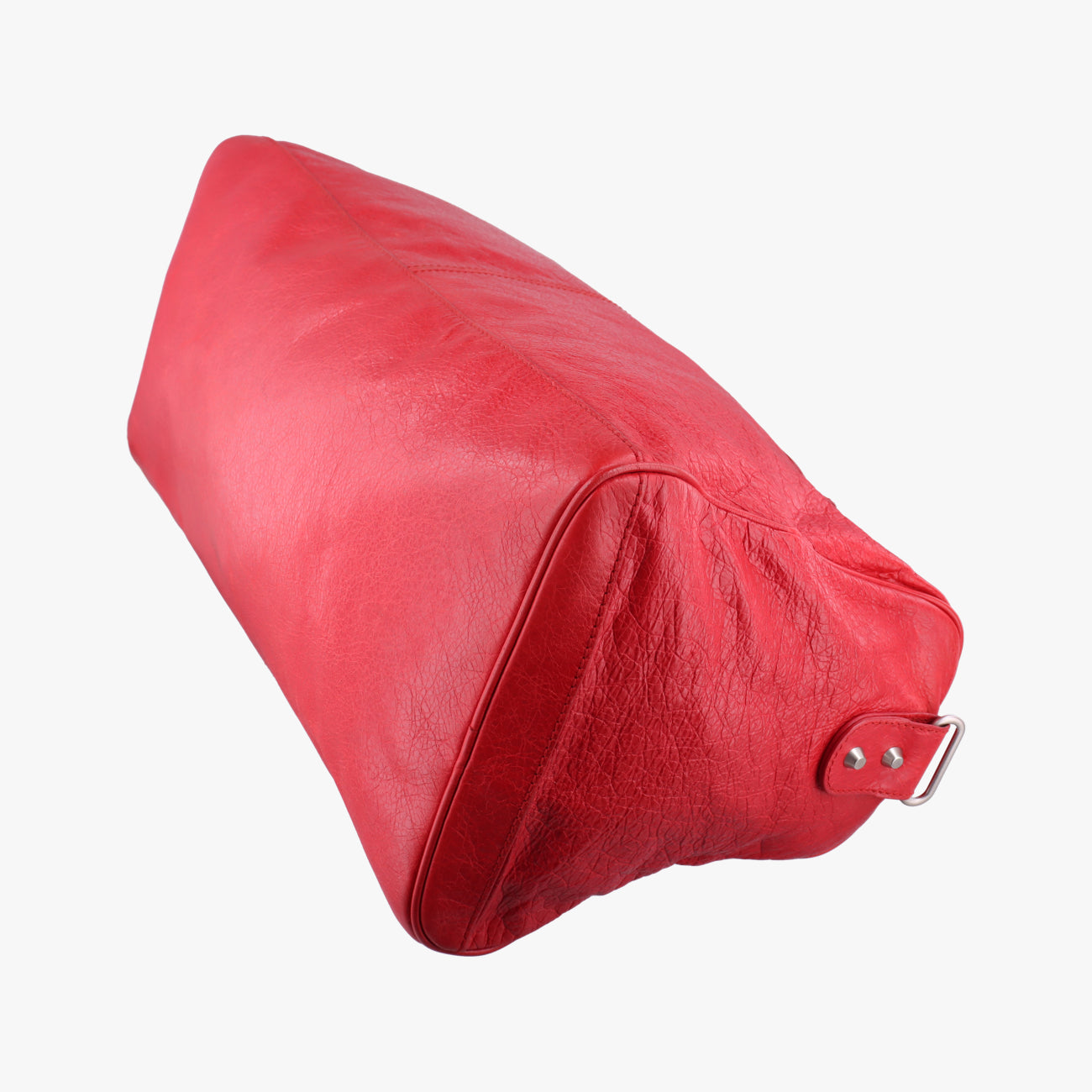 Pre-owned Balenciaga Classic Squash Red Leather  shoulderbag | stylenewstar