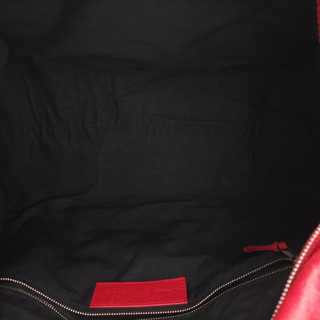 Pre-owned Balenciaga Classic Squash Red Leather  shoulderbag | stylenewstar