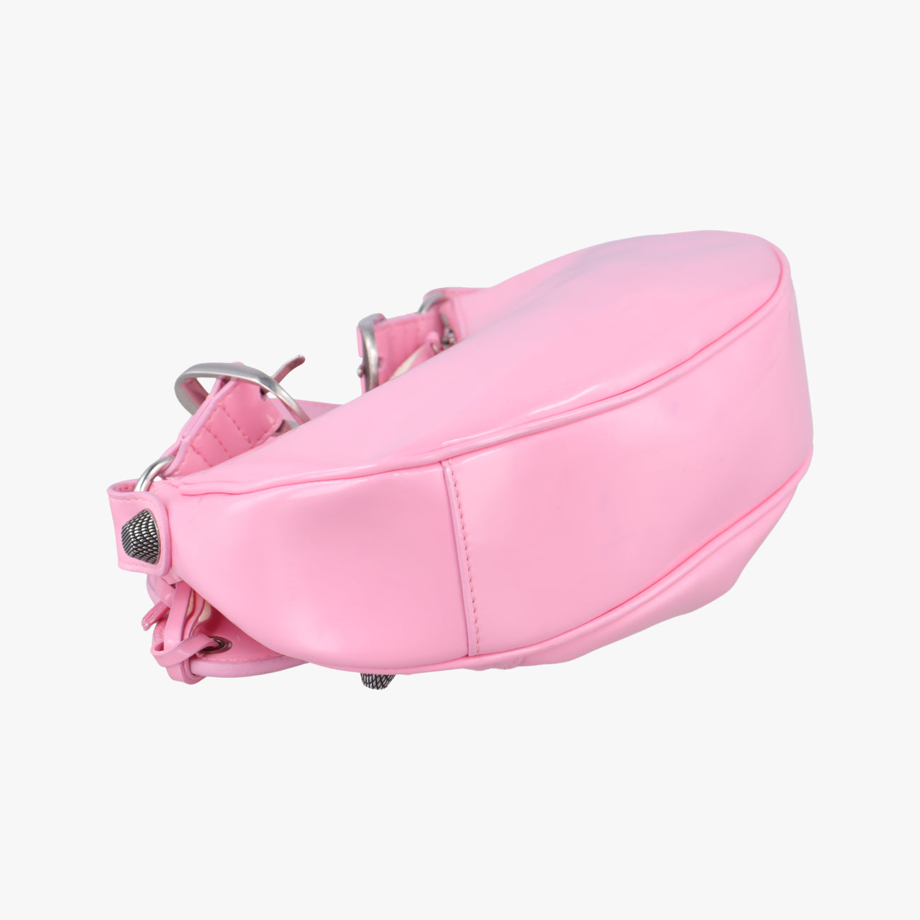 Vintage Balenciaga Le Cagole Pink Patent  shoulderbag | stylenewstar