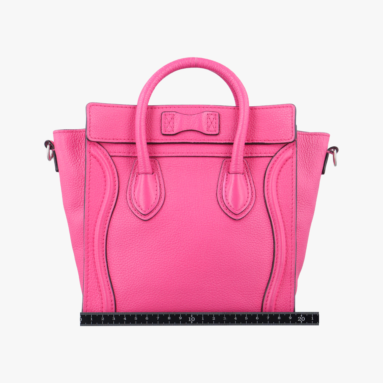 Secondhand Celine luggage nano shopper Rose Leather  shoulderbag | stylenewstar