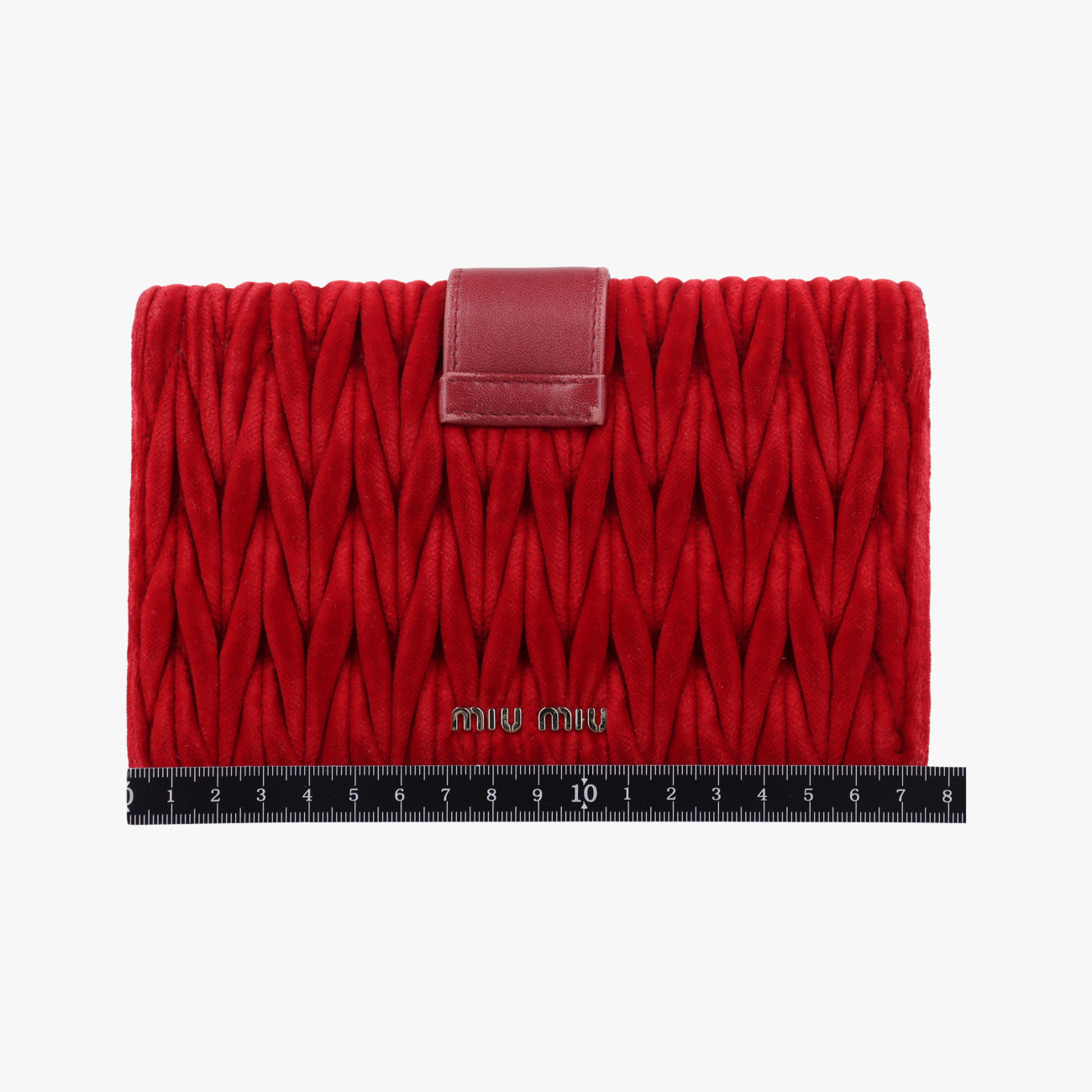 Vintage Miu Miu My Miu Red Velour  shoulderbag | stylenewstar