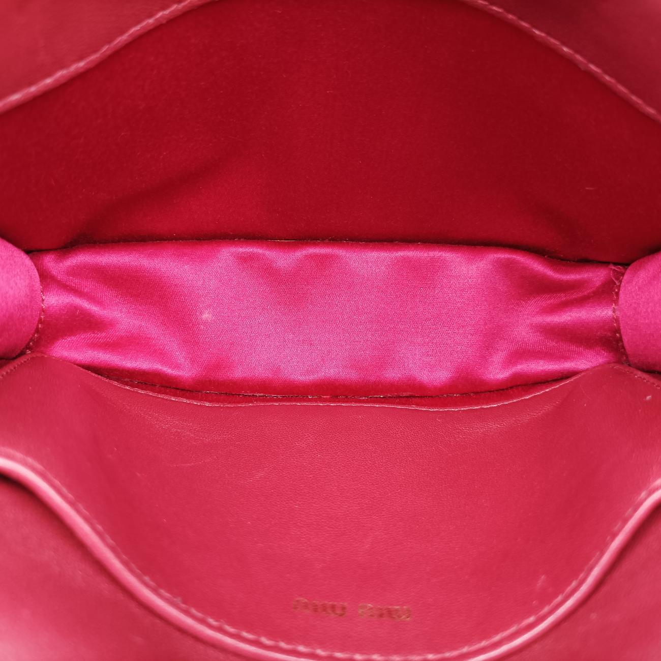 Vintage Miu Miu My Miu Red Velour  shoulderbag | stylenewstar