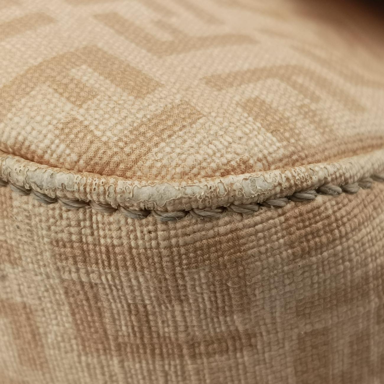 Vintage Fendi Baguette Zucchino Beige PVC coated canvas 8BR001 handbag | stylenewstar