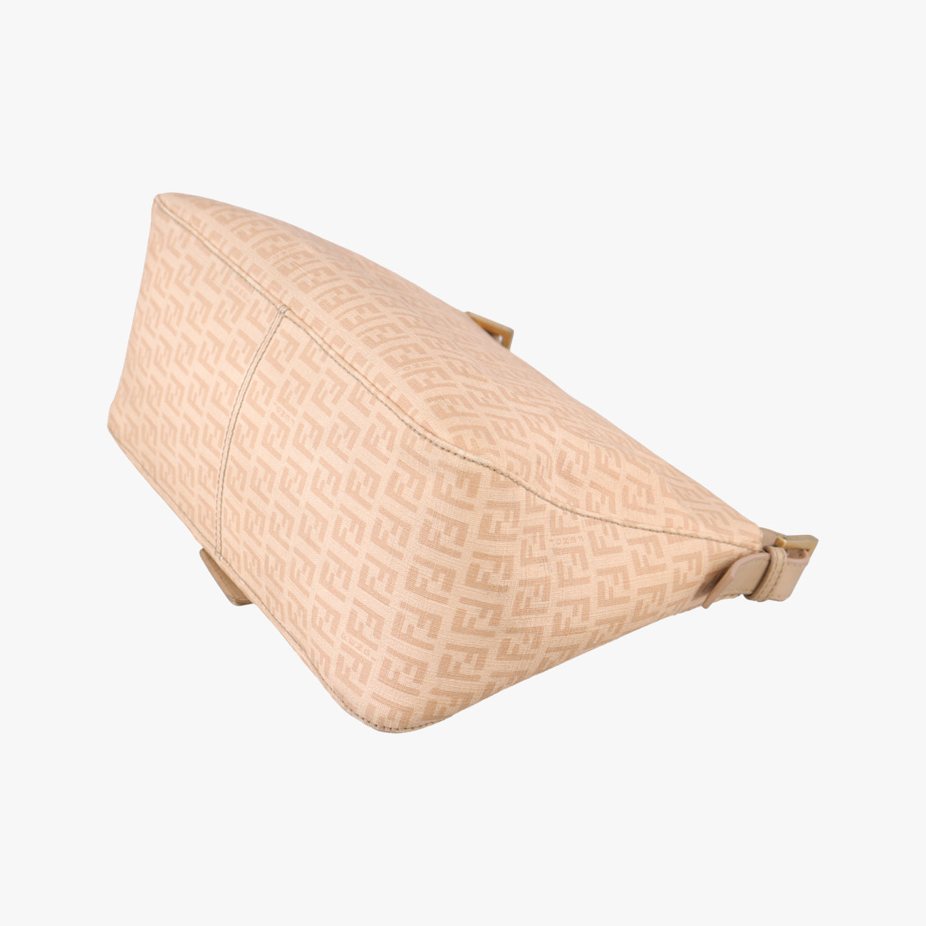 Vintage Fendi Baguette Zucchino Beige PVC coated canvas 8BR001 handbag | stylenewstar