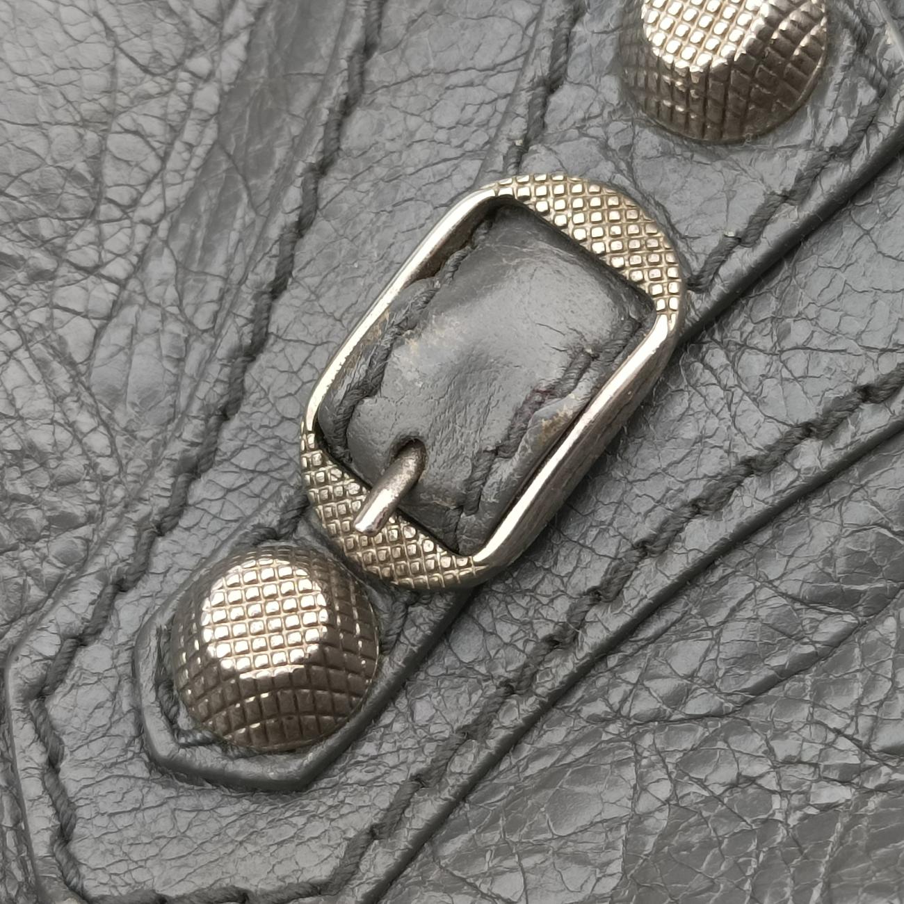 Vintage Balenciaga Giant City Grey lambskin  shoulderbag | stylenewstar