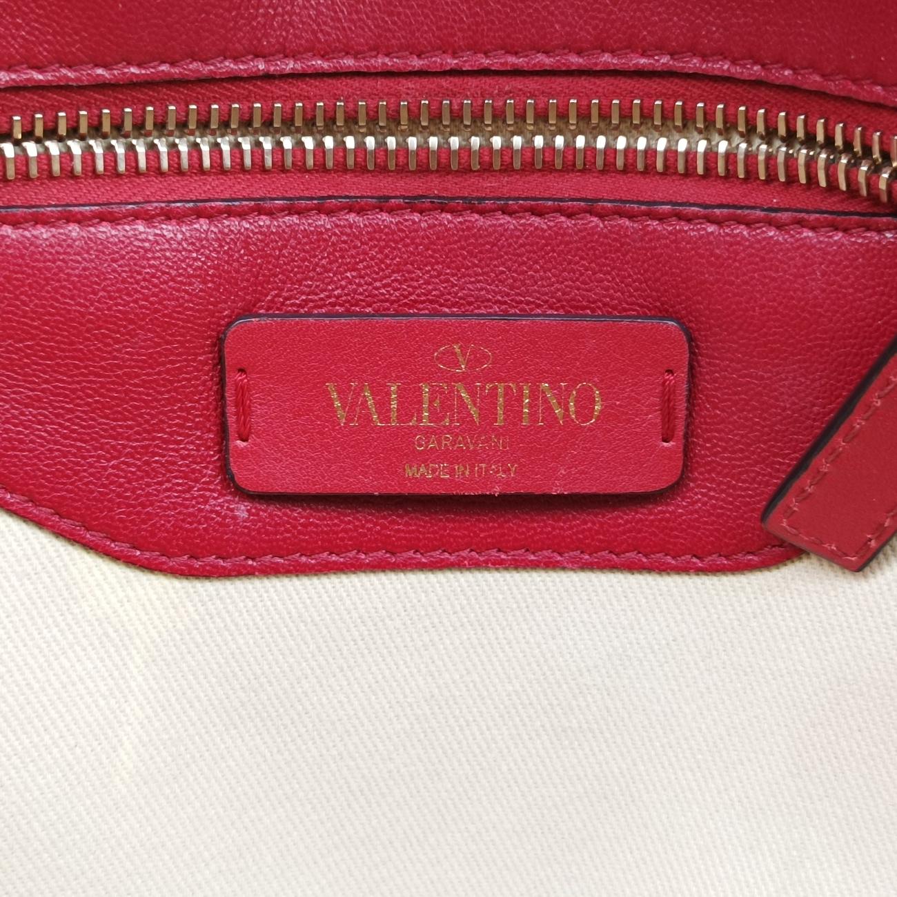 Secondhand Valentino CANDYSTUD Red Leather  shoulderbag | stylenewstar