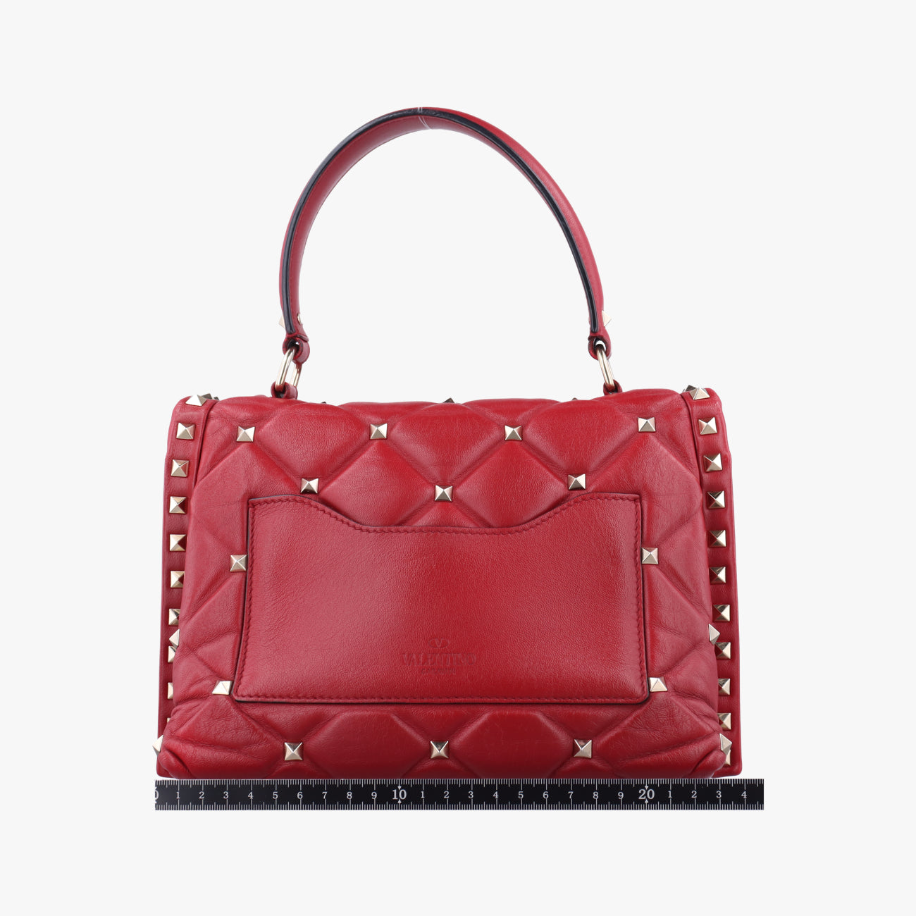 Secondhand Valentino CANDYSTUD Red Leather  shoulderbag | stylenewstar