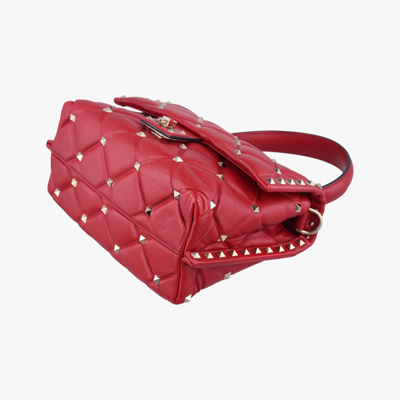 Secondhand Valentino CANDYSTUD Red Leather  shoulderbag | stylenewstar