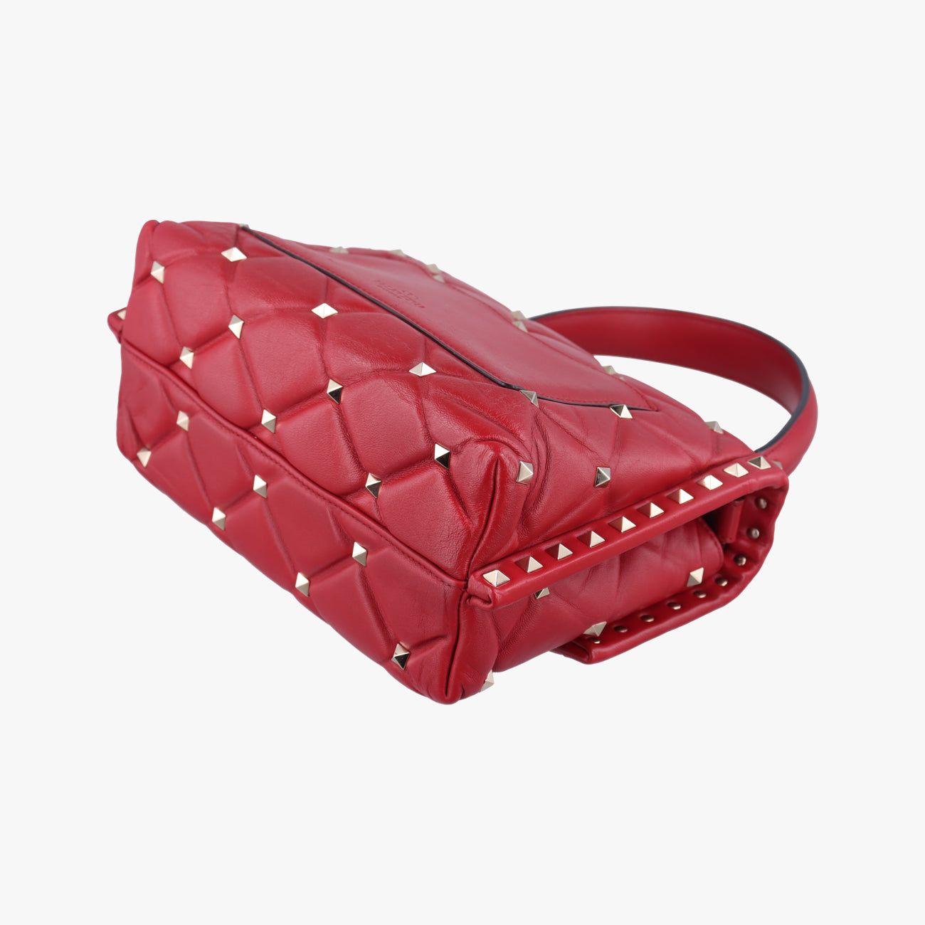 Secondhand Valentino CANDYSTUD Red Leather  shoulderbag | stylenewstar